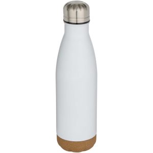 Botella de 500 ml de acero inoxidable con aislamiento y doble pared con detalles de corcho "Cove"