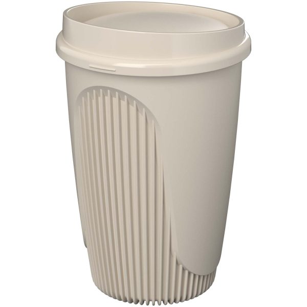 Vaso de 350 ml con tapa  para personalizar con logo - Imagen 2