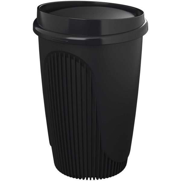 Vaso de 350 ml con tapa  para personalizar con logo - Imagen 4