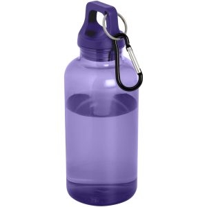 Bidón de 400 ml de plástico reciclado con mosquetón y certificación RCS Oregon