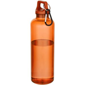 Bidón de 750 ml de plástico reciclado con certificado RCS y mosquetón Oregon