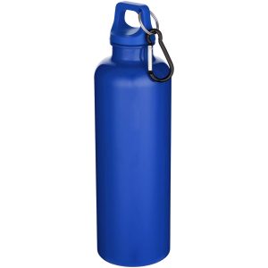 Botella de 750 ml con mosquetón en color liso de plástico reciclado con certificado RCS Oregon