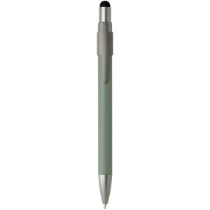 Bolígrafo de material reciclado RCS con stylus y fidget spinner (tinta azul) "Rill"