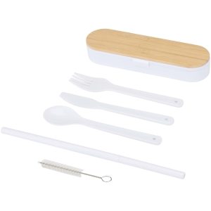 Set de cubiertos con tapa de bambú Runa