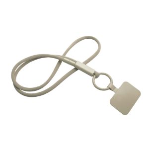 Lanyard con soporte para teléfono con tubo de plástico reciclado Tubyard