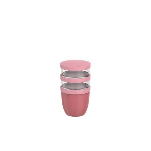 Fiambrera con aislamiento con 3 piezas de 500 ml + 2 × 200 ml Mepal Ellipse