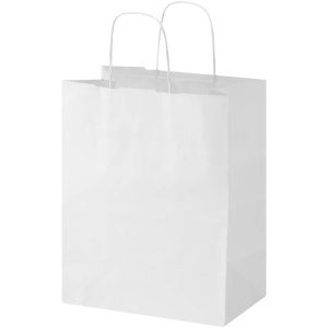 Bolsa de papel de 80-90 g/m2 con asas retorcidas - 25 x 15 x 32 cm Kraft