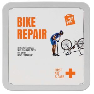Kit de reparación de bicicletas en caja metálica "MyKit"