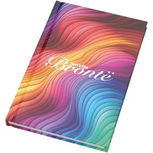Libreta de tapa dura brillante A5 con 100 hojas "Novella Brontë"