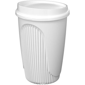 Vaso de 350 ml con tapa "Alto POP"
