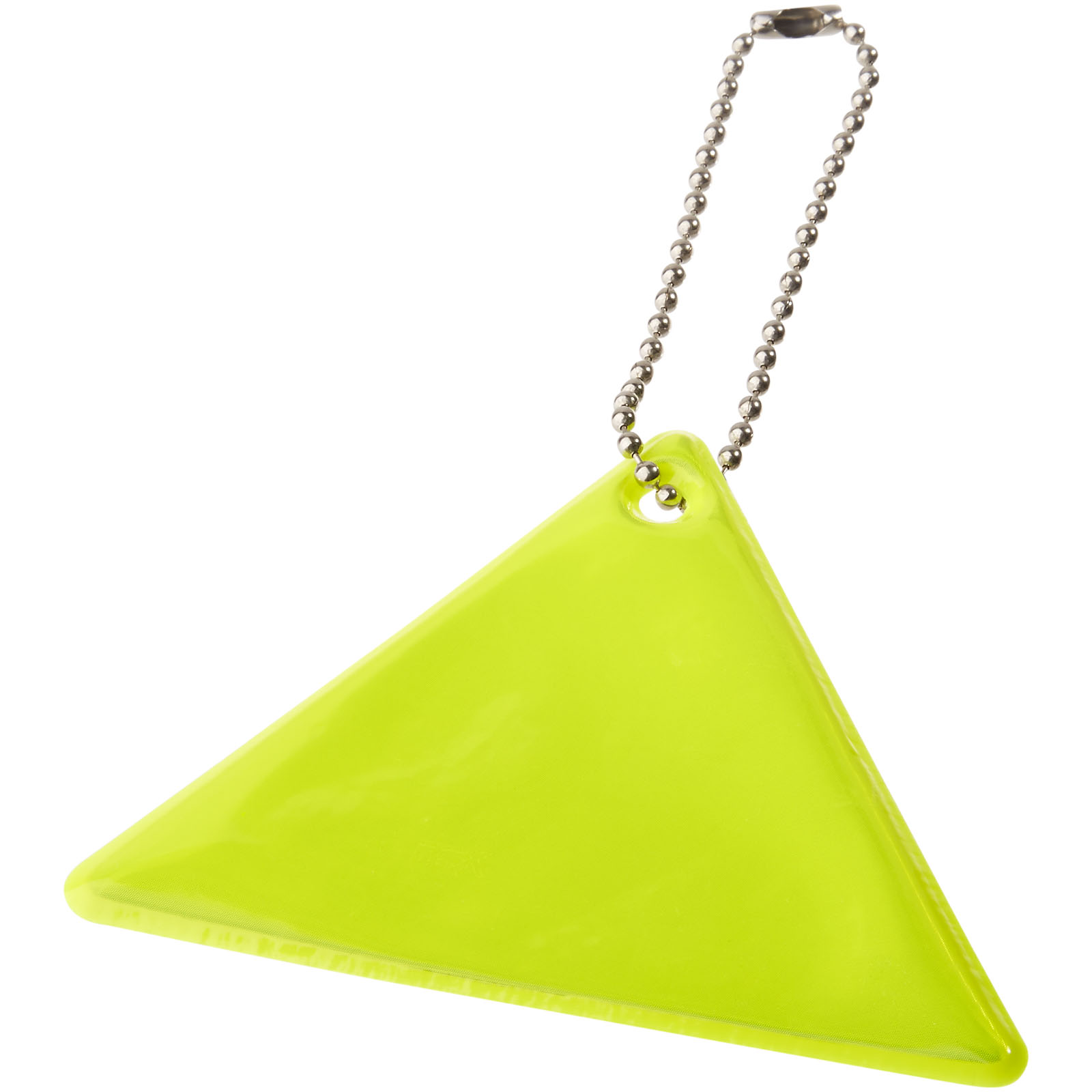 Colgante triangular de PVC reflectante H-12 RFX™ para personalizar con logo - Imagen 2