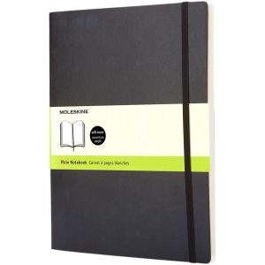 Libreta de tapa blanda XL lisa "Classic"