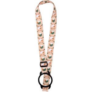 Cordón de sublimación Lior RPET con pulsera de silicona