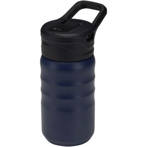 Botella deportiva Knox de 350 ml de acero inoxidable de doble pared reciclado RCS con pajita abatible