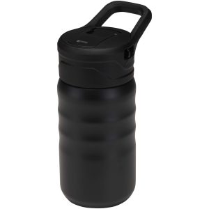 Botella deportiva Knox de 350 ml de acero inoxidable de doble pared reciclado RCS con pajita abatible