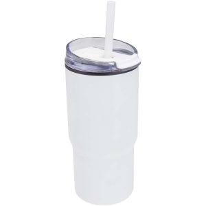 Vaso térmico de doble pared reciclado RCS de 540 ml de Westin con pajita