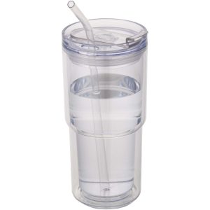 Vaso de plástico de doble pared Archer de 480 ml