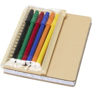 Set de cuaderno de tapa dura y rotuladores Squiggle B6