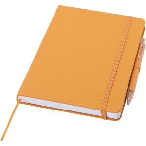 Set de cuaderno reciclado y bolígrafo Spectrum A5