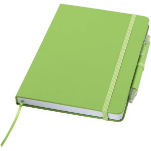 Set de cuaderno reciclado y bolígrafo Spectrum A5