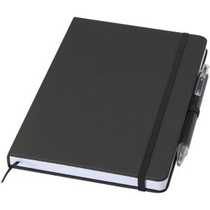 Set de cuaderno reciclado y bolígrafo Spectrum A5