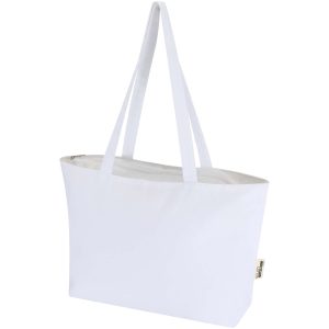 Bolsa Tote de algodón 320 g/m² con cremallera Ningbo