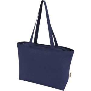Bolsa Tote de algodón 320 g/m² con cremallera Ningbo