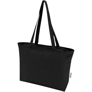 Bolsa Tote de algodón 320 g/m² con cremallera Ningbo