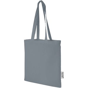 Bolsa Tote de algodón reciclado GRS de 140 g/m2 de 7 L Madras