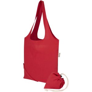 Bolsa de tela de algodón reciclada GRS «Madras Blend»