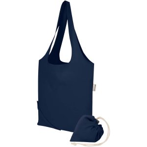 Bolsa de tela de algodón reciclada GRS «Madras Blend»