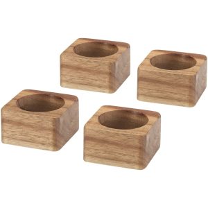 Servilleteros de madera de acacia Napora
