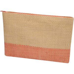 Bolsa con cremallera de papel de paja Rhythm