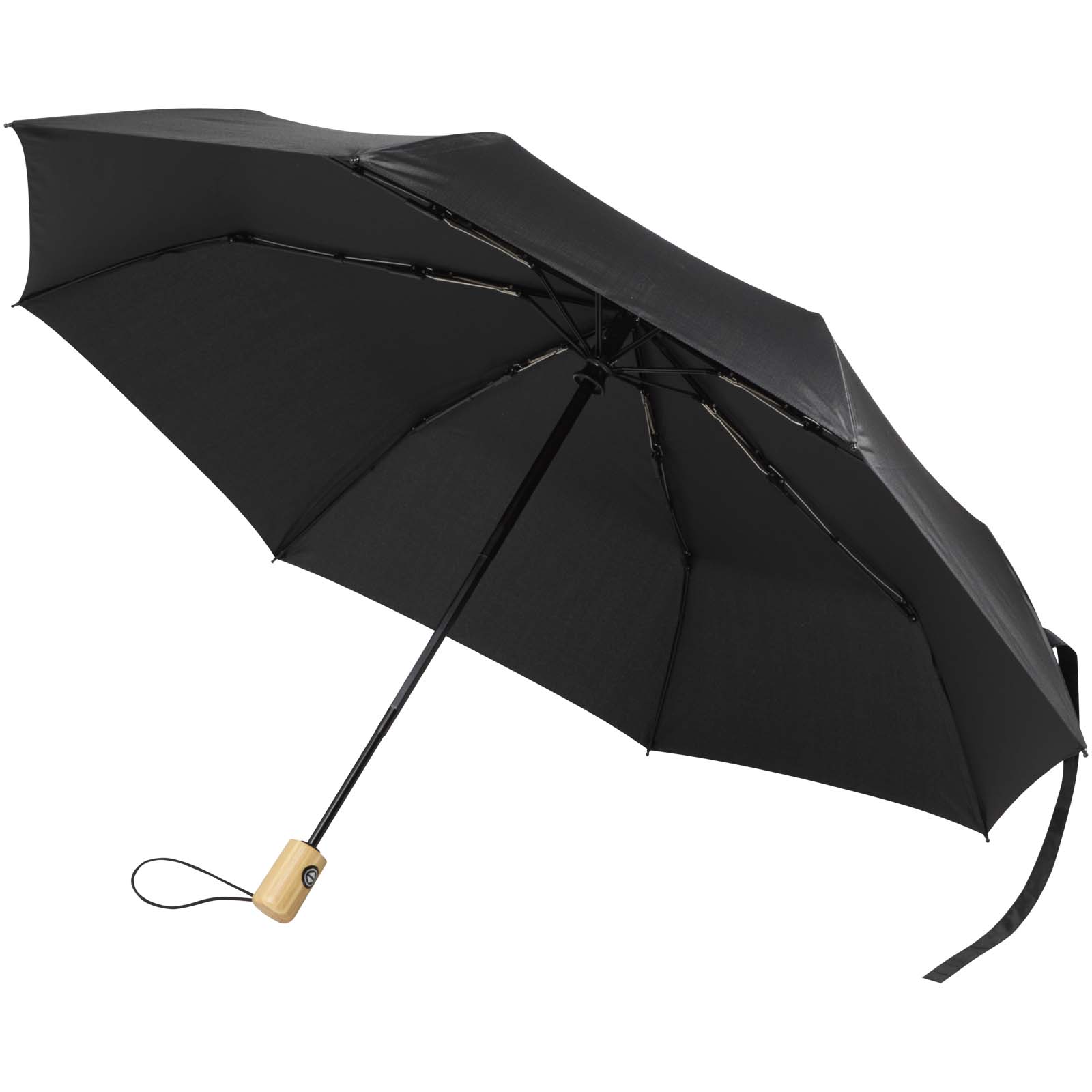 Paraguas plegable Renee de 58 cm con apertura y cierre automáticos para personalizar con logo - Imagen 7