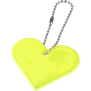 Colgante de corazón de PVC reflectante H-16 RFX™