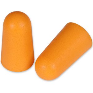 Tapones para los oídos en una caja de papel con forma de almohada