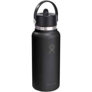 Botella de agua Hydro Flask de acero inoxidable con aislamiento térmico y boca ancha de 946 ml