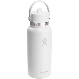 Botella de agua Hydro Flask de acero inoxidable con aislamiento térmico y boca ancha de 946 ml