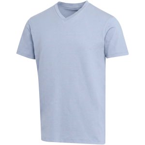 Camiseta orgánica unisex con certificado OCS de manga corta y cuello de pico de 200 g/m² Balfour