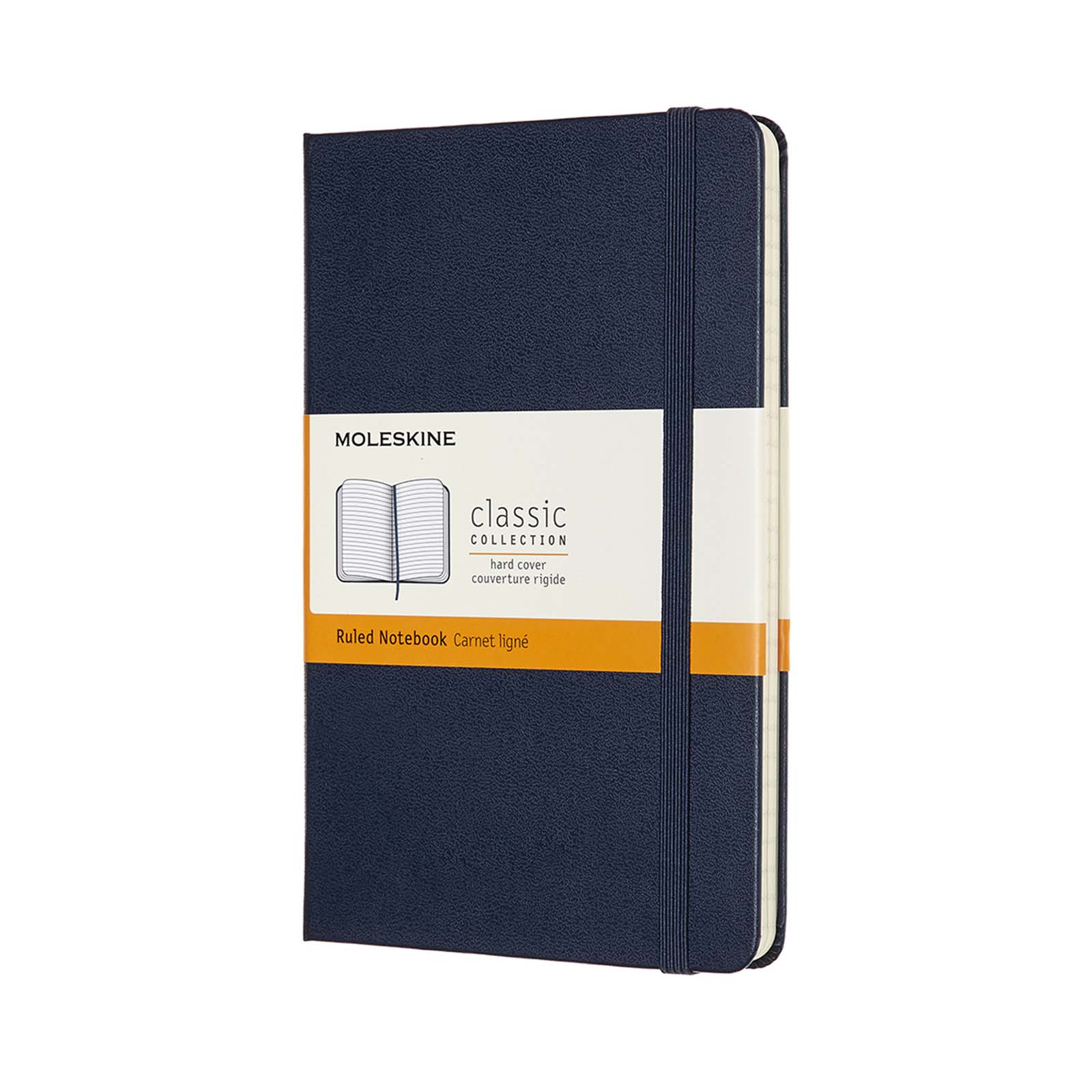 Libreta de tapa dura M rayada Classic para personalizar con logo - Imagen 5